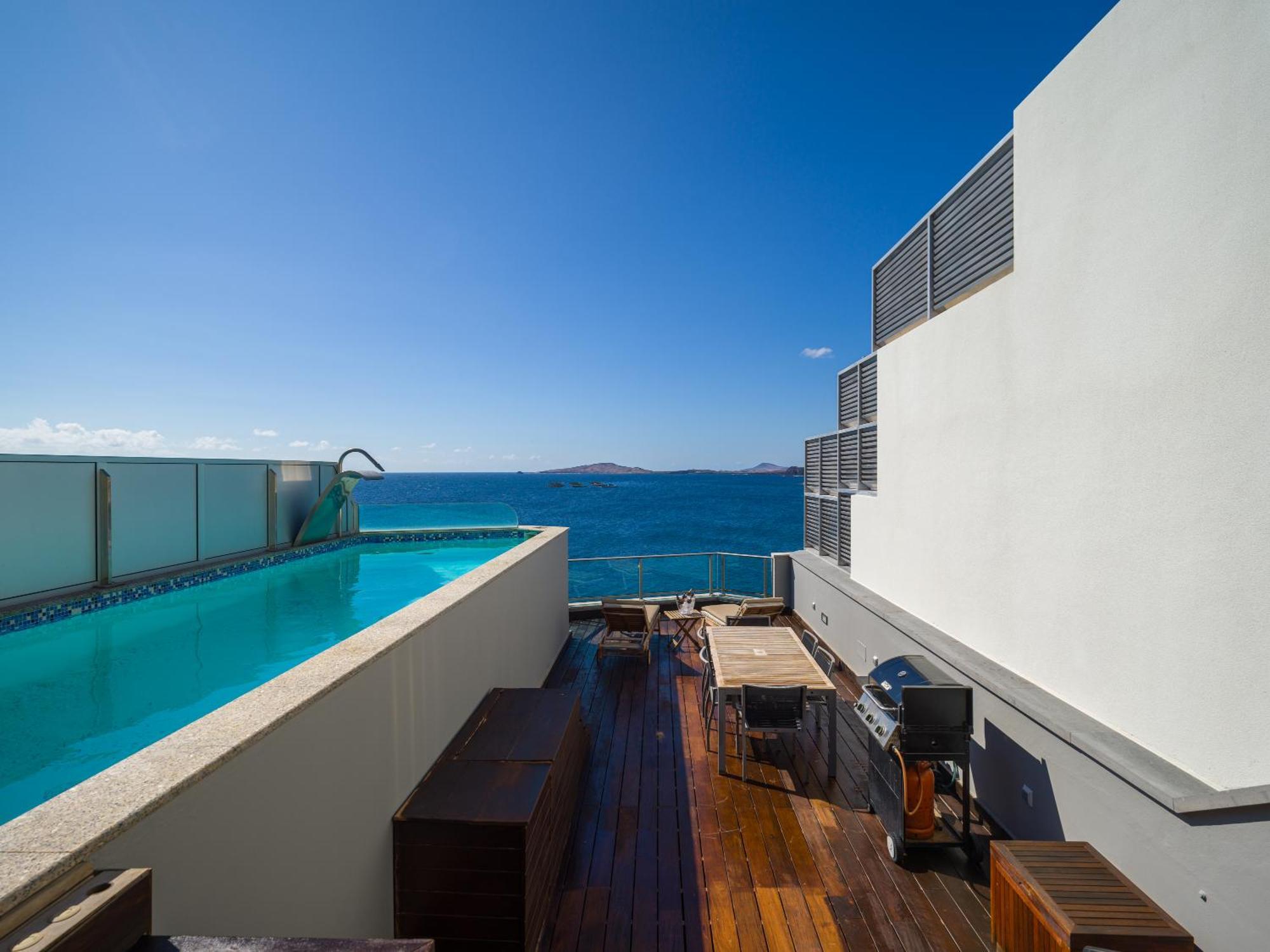 Penthouse With Private Swimming Pool Lägenhet Melenara Exteriör bild
