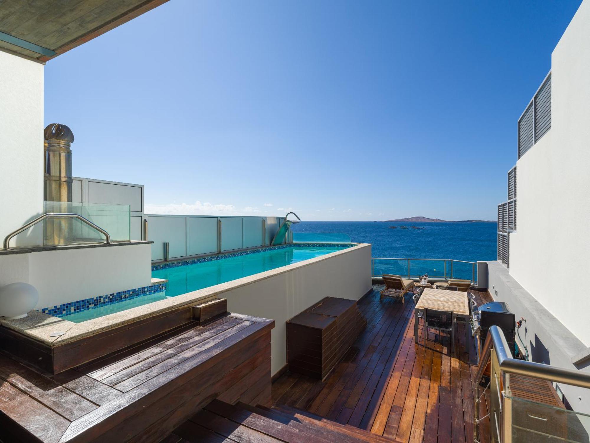 Penthouse With Private Swimming Pool Lägenhet Melenara Exteriör bild